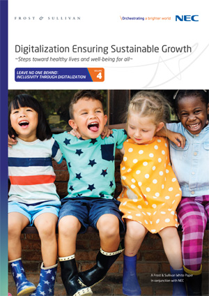 Digitalization Ensuring Sustainable Growth ~Steps toward healthy lives and well-being for all~